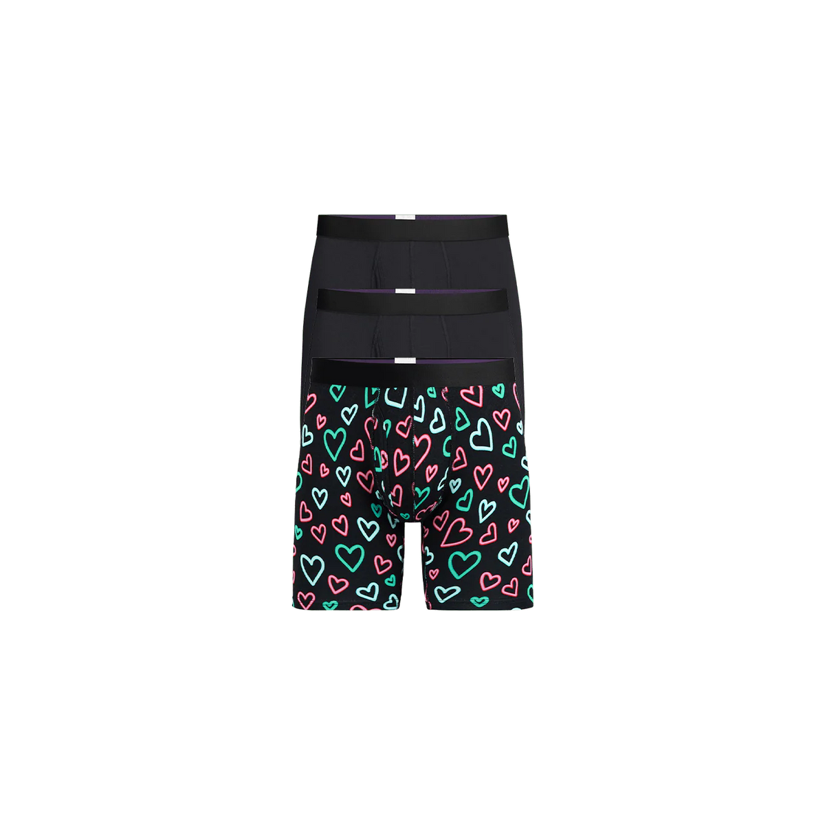UltraModal™ Core Boxer Brief w/ Fly 3-Pack | Electric Hearts Pack