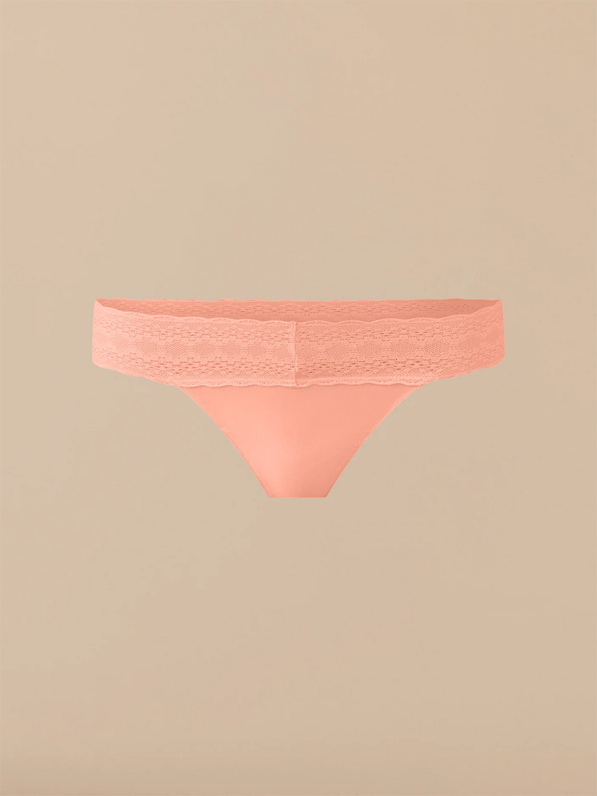 UltraModal™ Lace Low-Rise Thong | Lobster Bisque