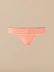 UltraModal™ Lace Low-Rise Thong | Lobster Bisque