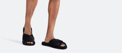 Plush Slippers | Black