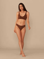 UltraModal™ FeelFree Longline Bralette | Walnut Shell/Walnut Shell