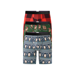 UltraModal™ Core Long Boxer Brief w/ Fly 3-Pack | Holiday Pack