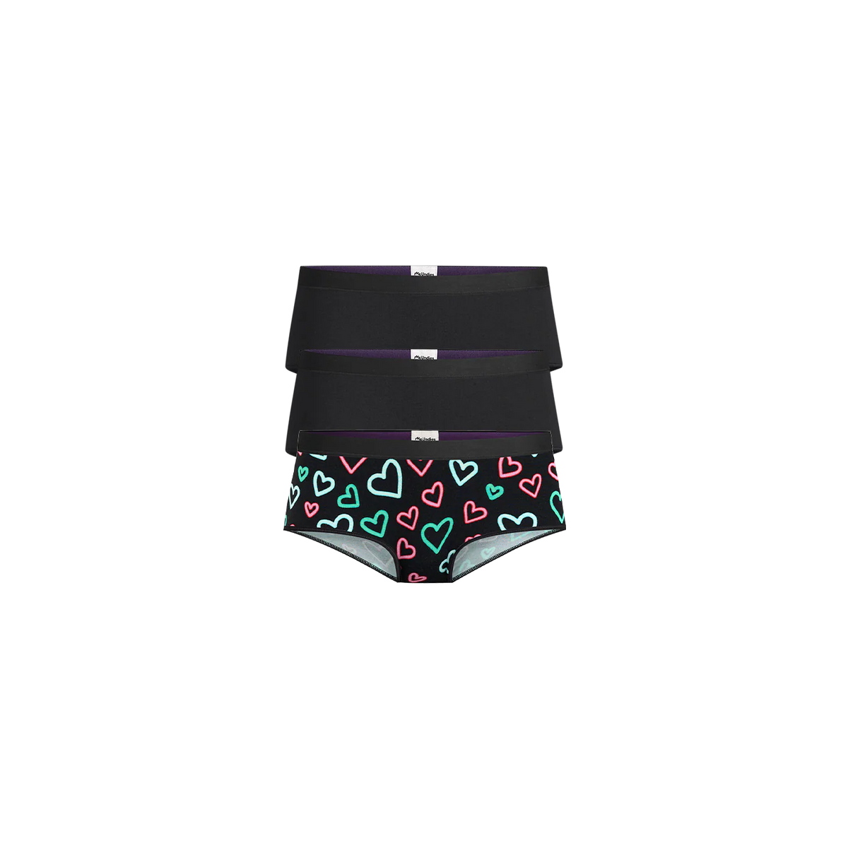 UltraModal™ Core Hipster 3-Pack | Electric Hearts Pack