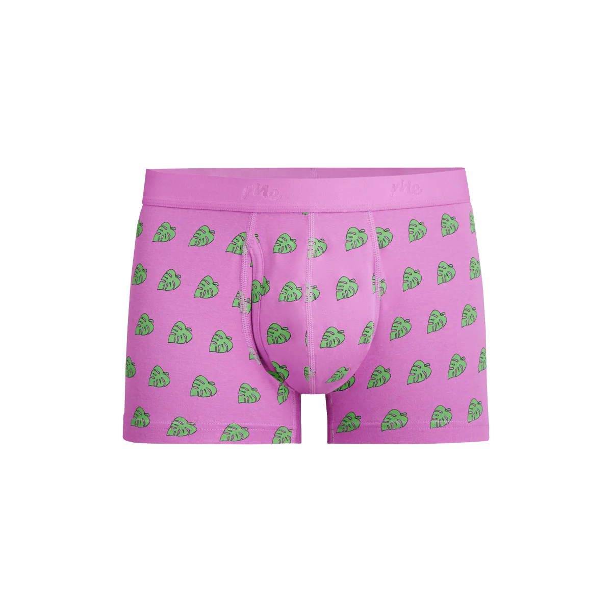 Stretch Cotton Trunk w/ Fly | Monstera Leaf