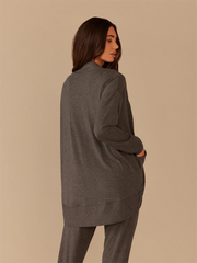 UltraModal™ Cocoon Cardigan | Heather Grey