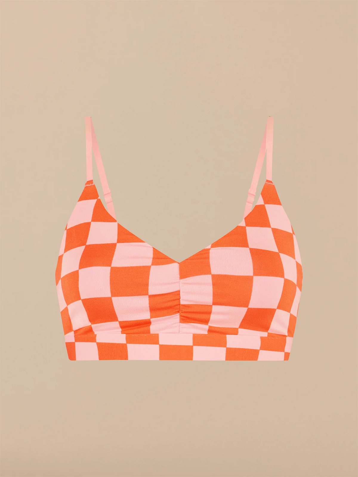 UltraModal™ FeelFree Ruched Bralette | Cheeky Check