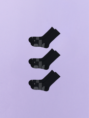 Active Crew Sock 3-Pack | Black Pack