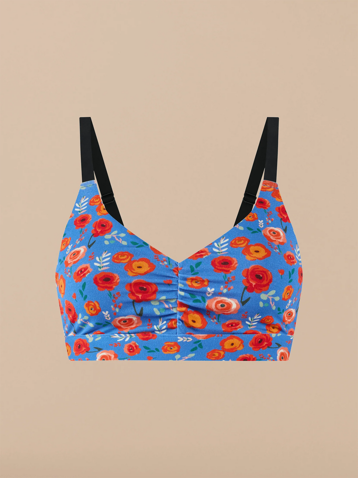 Curvy UltraModal™ FeelFree Ruched Bralette | Painted Petals