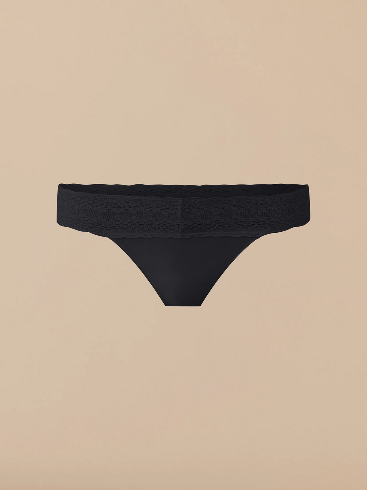 UltraModal™ Lace Low-Rise Thong | Black