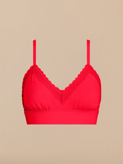 UltraModal™ Lace Plunge Bralette | Chili Red