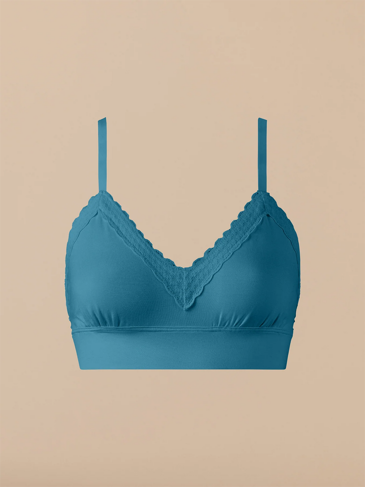 UltraModal™ Lace Plunge Bralette | Teal