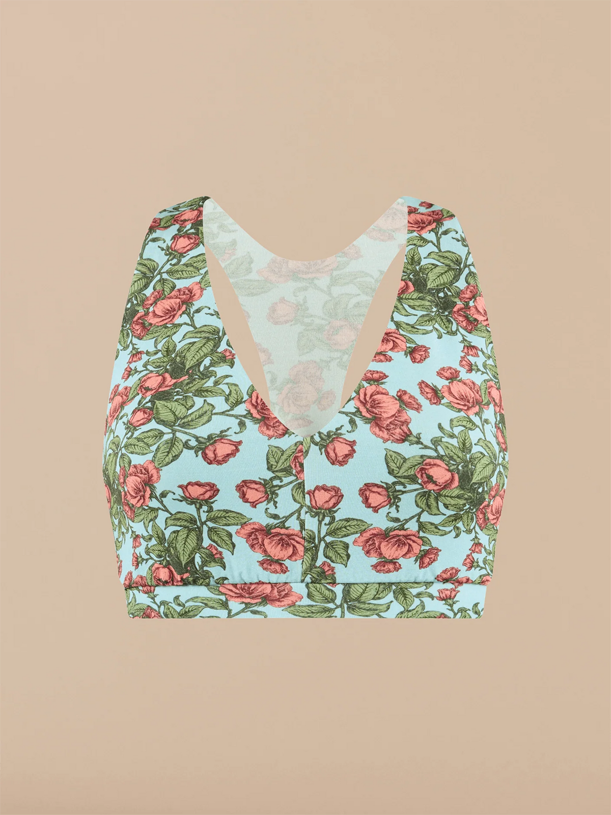 UltraModal™ FeelFree Curvy Racerback Bralette | Peonies