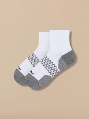 Active Quarter Sock | White