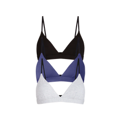 UltraModal™ FeelFree Triangle Bralette 3-Pack | Classic Navy Pack