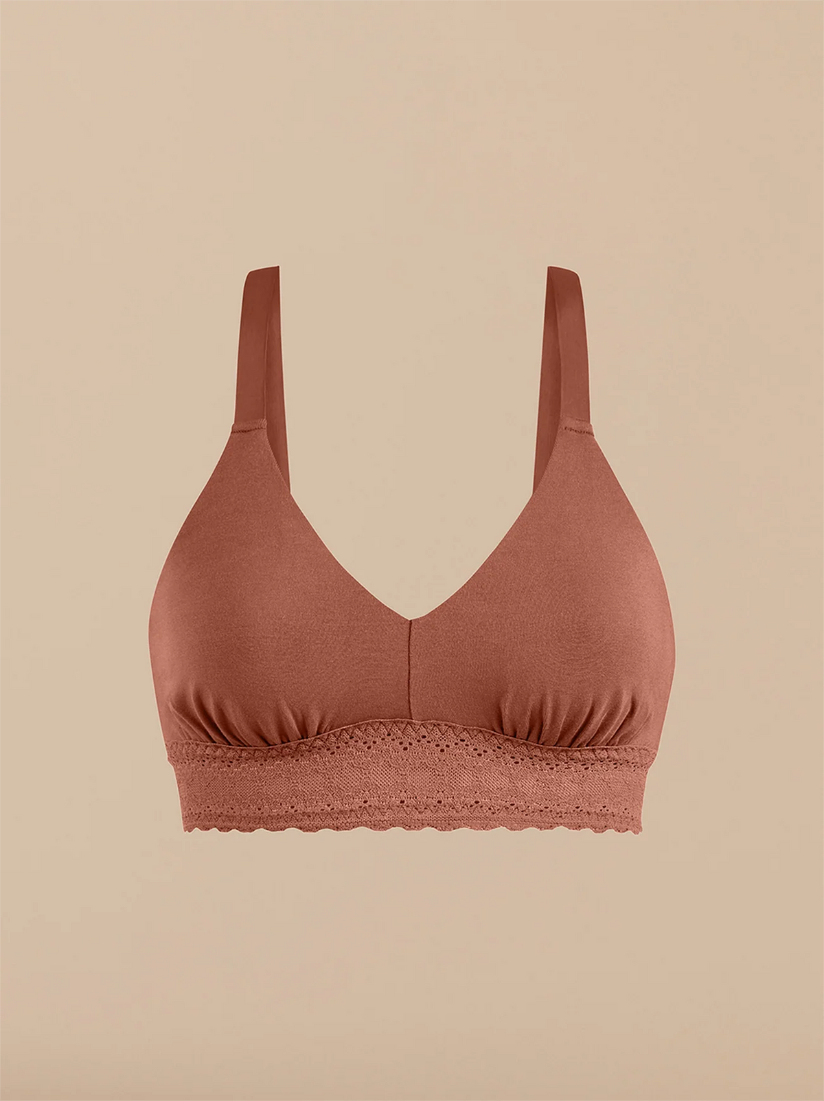 UltraModal™ Lace Longline Bralette | Cedar Wood
