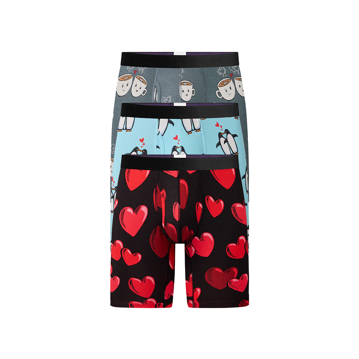 UltraModal™ Core Long Boxer Brief w/ Fly 3-Pack | Valentine Pack