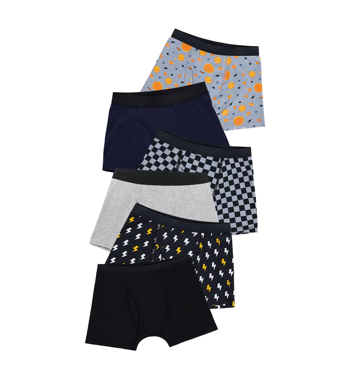 UltraModal™ Kids Core Boys Boxer Brief 6-Pack | Electric Pack