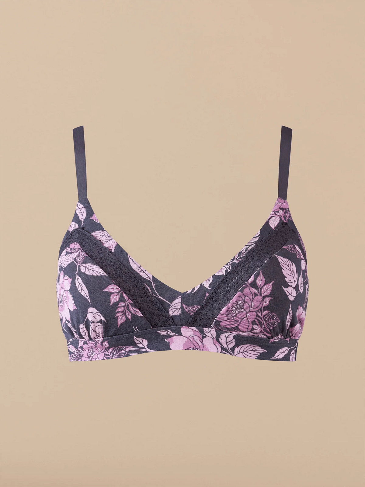 UltraModal™ Lace Triangle Bralette | Purple Bloom