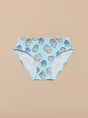 UltraModal™ Kids FeelFree Girls Bikini Brief 3-Pack | Cupcake Party Pack
