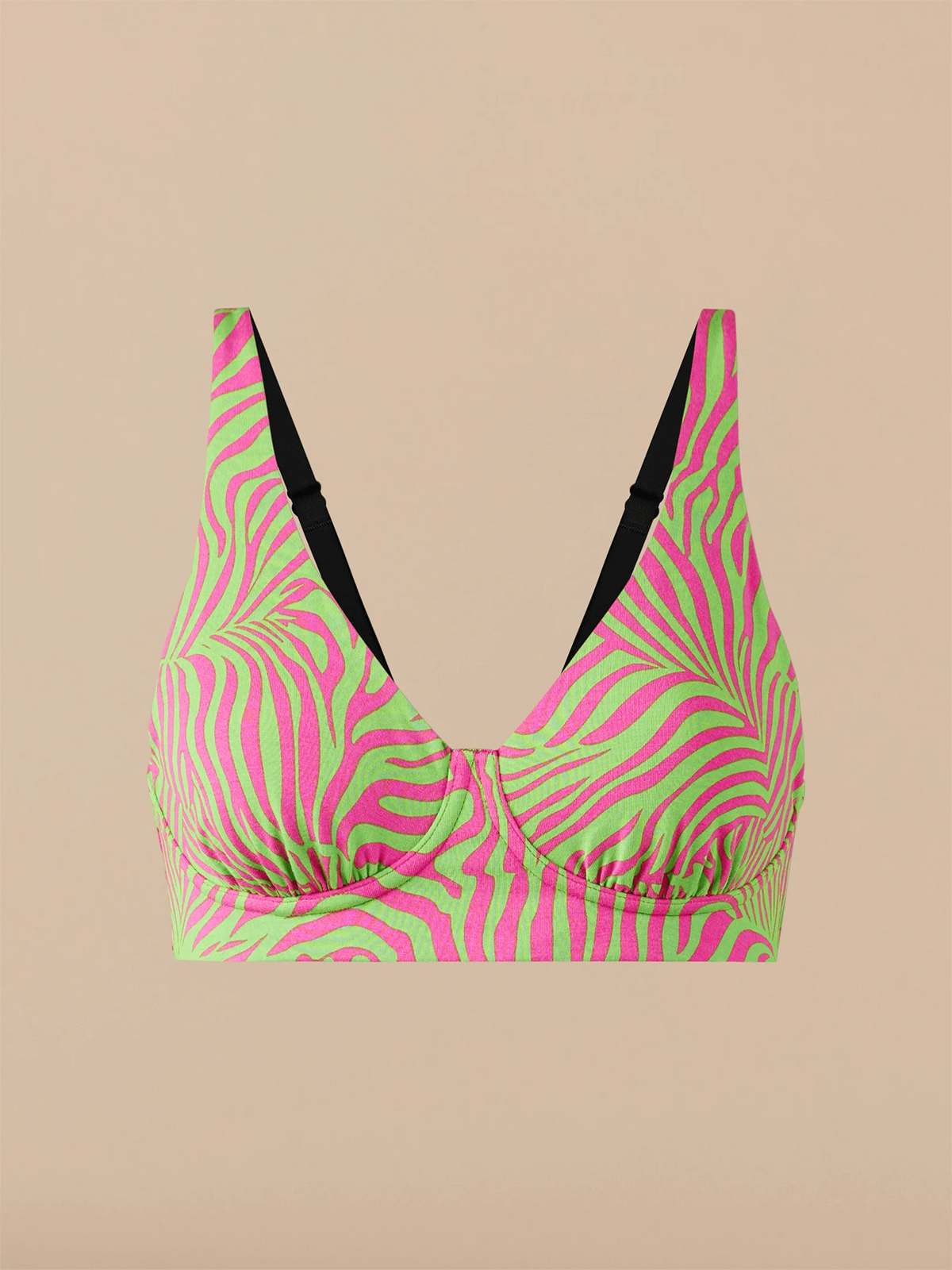 UltraModal™ FeelFree Longline Bralette | Electric Zebra