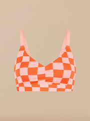 Curvy UltraModal™ FeelFree Ruched Bralette | Cheeky Check