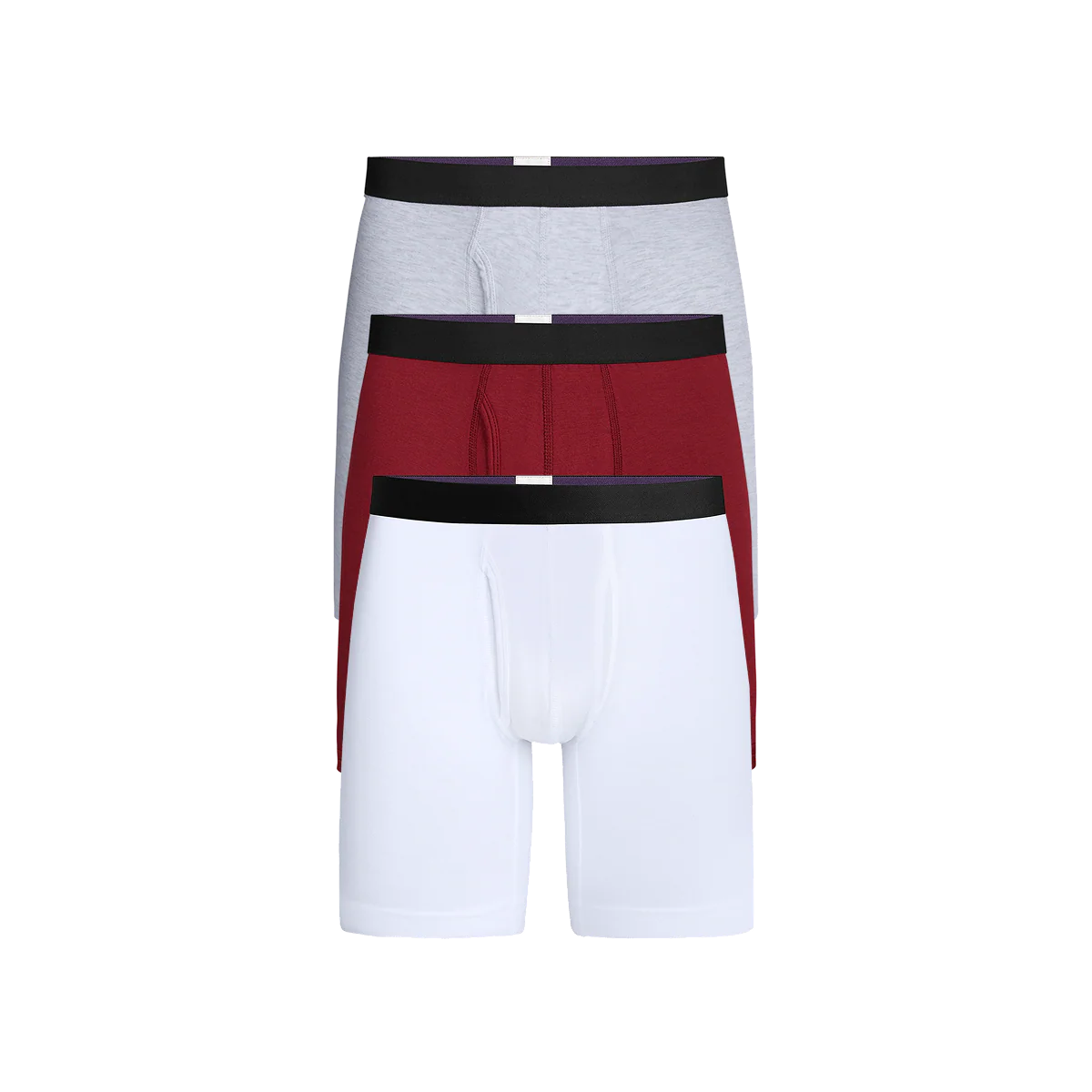 UltraModal™ Core Long Boxer Brief w/ Fly 3-Pack | Classic Cabernet Pack