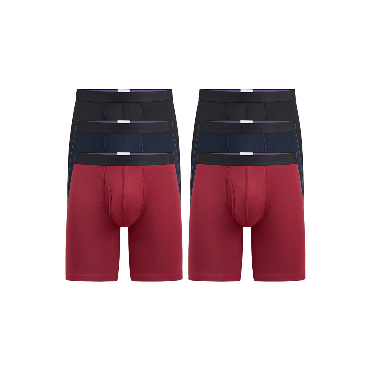 UltraModal™ Core Ball Caddy™ Long Boxer Brief w/ Fly 6-Pack | Classic Pack