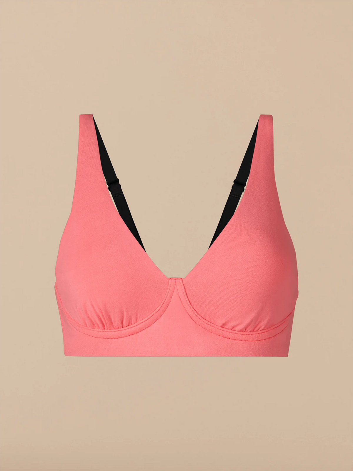 UltraModal™ FeelFree Longline Bralette | Fiery Coral