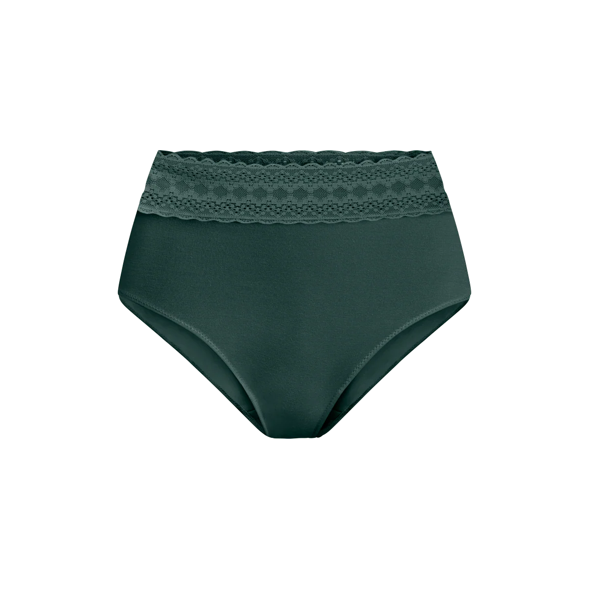 UltraModal™ Lace High-Waisted Brief | Pine Green