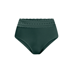 UltraModal™ Lace High-Waisted Brief | Pine Green