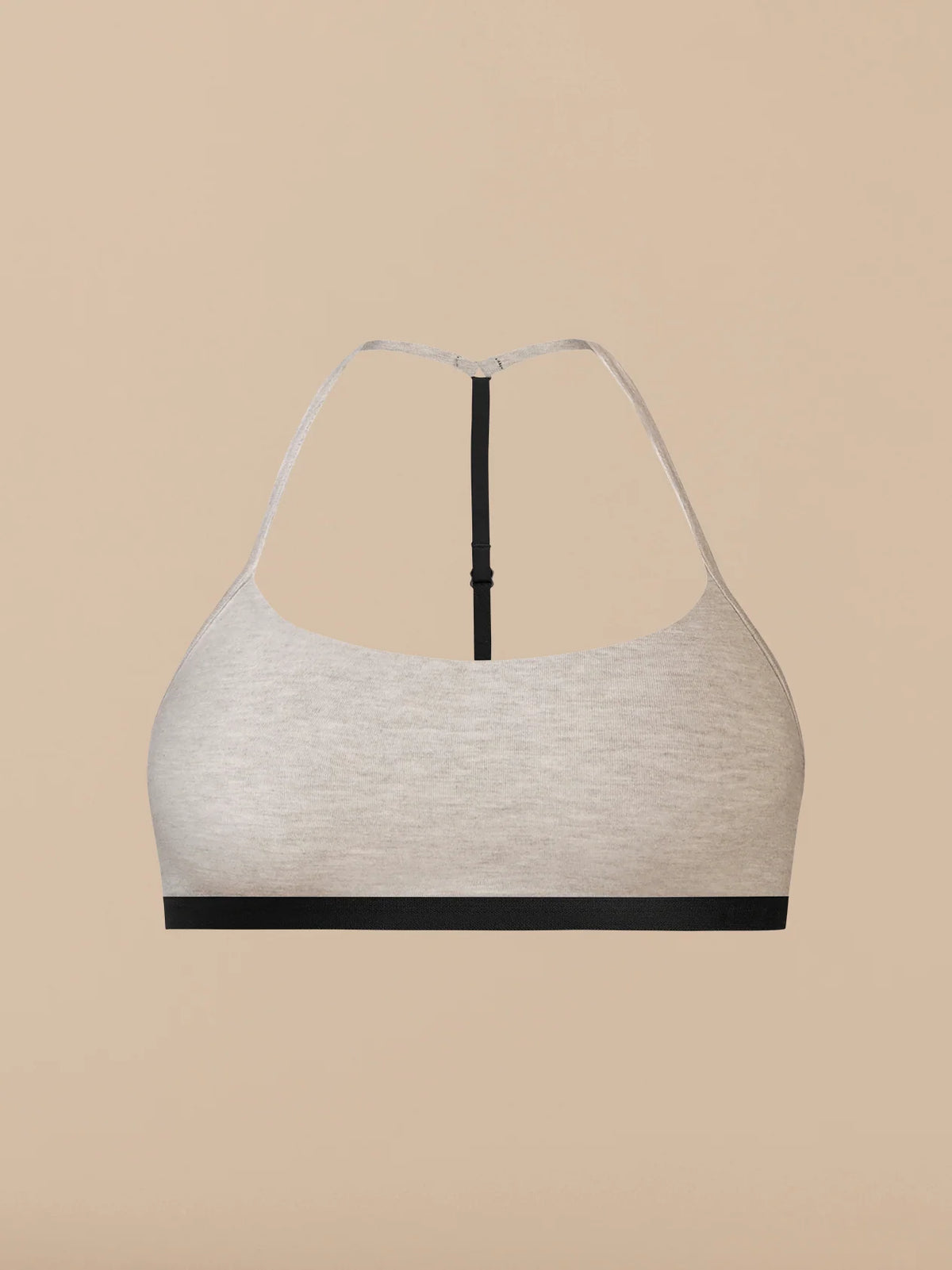 UltraModal™ Core T-Back Bralette | Heather Grey