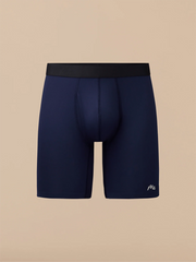 Breathe Long Boxer Brief w/ Fly | Dark Sapphire