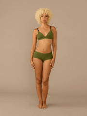 UltraModal™ FeelFree Triangle Bralette | Heather Olive