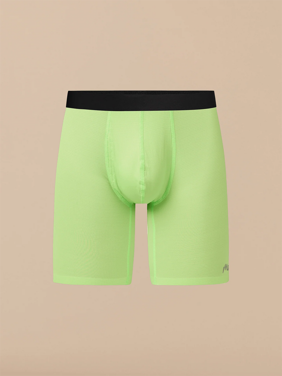Breathe Long Boxer Brief w/ Fly | Electric Lime