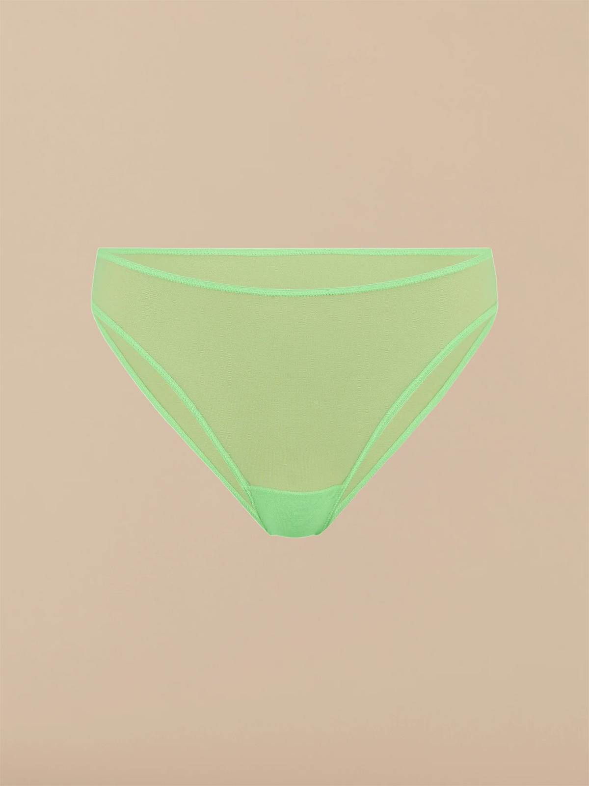 Women's Mesh High Leg Bikini | Summer Green