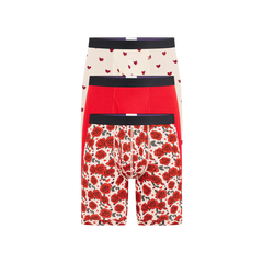 UltraModal™ Core Ball Caddy™ Long Boxer Brief w/ Fly 3-Pack | Red Hot Pack