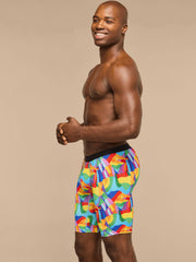 UltraModal™ Core Long Boxer Brief w/ Fly | Painted Pride