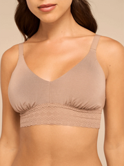 UltraModal™ Lace Longline Bralette | Cocoa