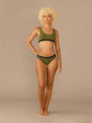 UltraModal™ Core Scoop Bralette | Heather Olive