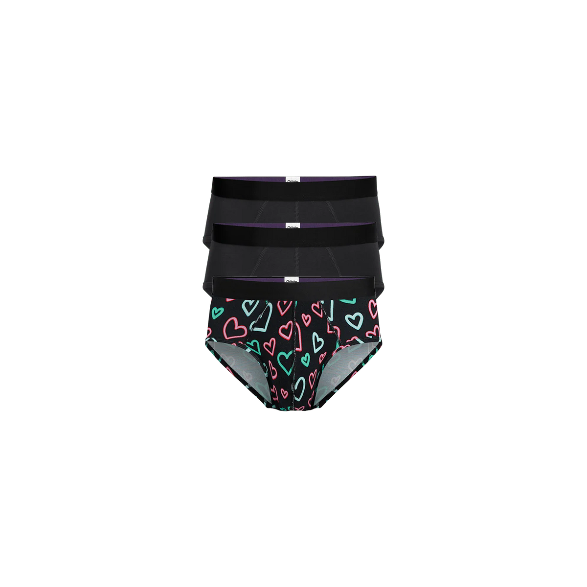 UltraModal™ Core Brief 3-Pack | Electric Hearts Pack