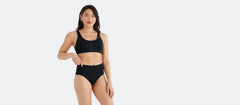 MoveMe High-Waisted Cheeky 10-Pack | Black