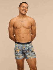 UltraModal™ Core Boxer Brief w/ Fly | Poolside Tiger