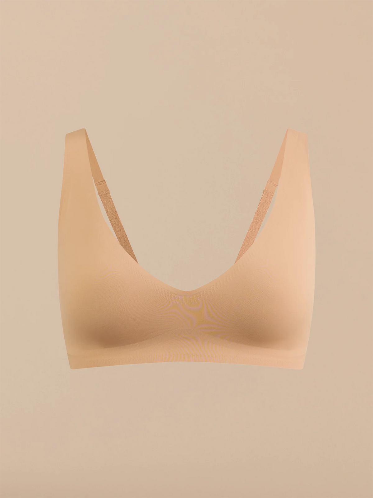 Seamless Plunge Bralette | Latte