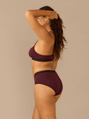 UltraModal™ Core T-Back Bralette | Heather Wine
