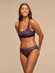 Breathe Strappy Back Bralette | Neon Tigers