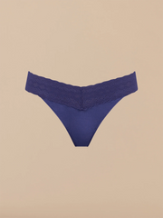 UltraModal™ Lace V-Front Thong | Navy