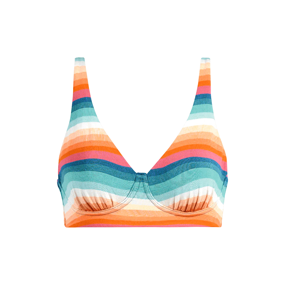UltraModal™ FeelFree Longline Bralette | Pool Stripes