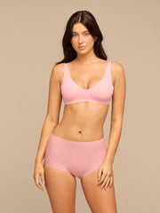 Seamless Plunge Bralette | Rose