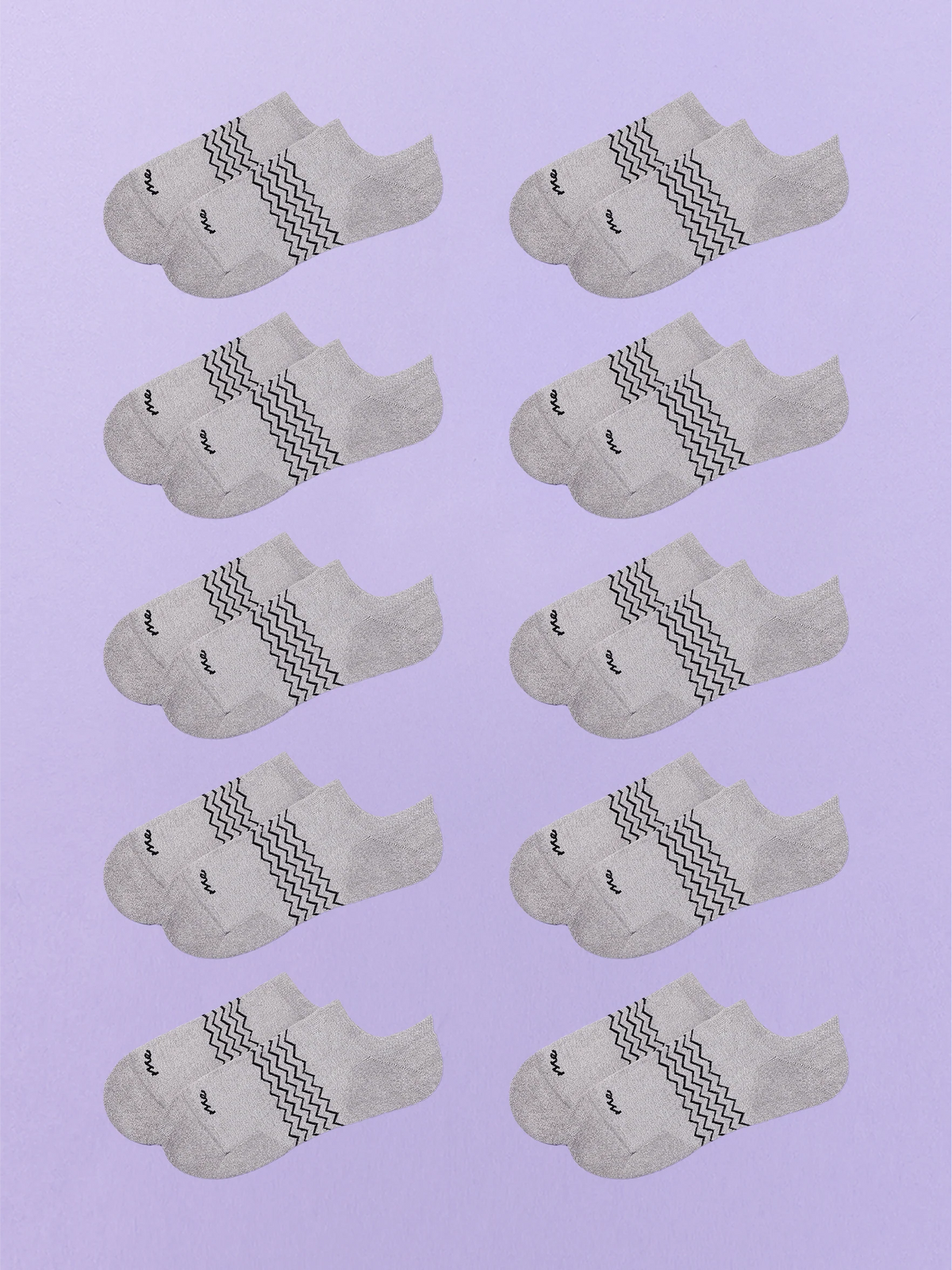 Essential Ankle Sock 10-Pack | Heather Grey Pack