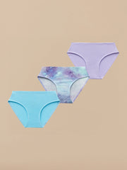 UltraModal™ Kids FeelFree Girls Bikini Brief 3-Pack | Galaxy Pack